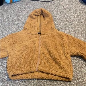 Cropped Sherpa Jacket